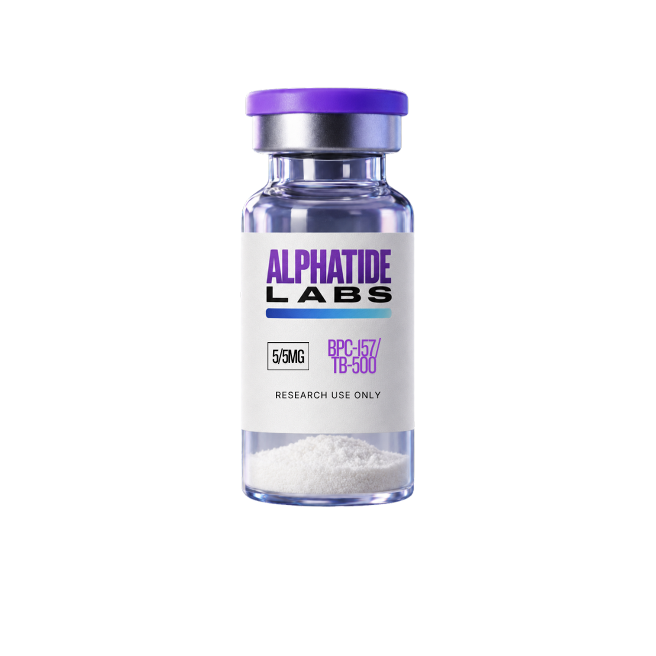 AlphaTide Labs BPC-157 research peptide vial